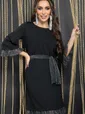 Платье Диона (черное) П11499