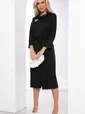 Платье Стильная Леди (черное) П11554