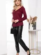 Джемпер "Адель" (винный) Б7812