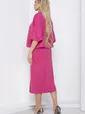 Платье Вэнсдей (фуксия) П12325-4