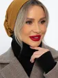 Чалма с резинкой (горчичная) ЧР7-23М