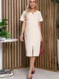 Платье Клайра (молочное) П13183-9М