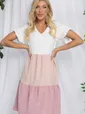 Платье Летний поцелуй (розовое) П12823-12М