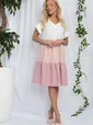 Платье Летний поцелуй (розовое) П12823-12М