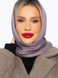 Косынка с отворотом (лиловая) КО20-23М
