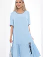 Платье "Рита" (голубое) П8917