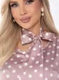 Блуза "Тина" (пудра) Б8098
