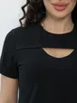 Футболка Дорис (черная) Б13352-50М