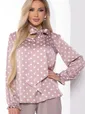 Блуза "Тина" (пудра) Б8098