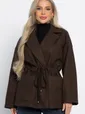 Пальто-пиджак (шоколад) Б15088-7М