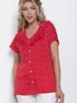 Блуза Дыхание лета (красная) Б11014