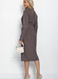 Платье Бруклин (коричневое) П11365
