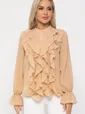 Блуза Розалинда (бежевая) Б13687-5М