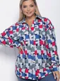 Блуза Габи (мультиколор) Б10869
