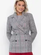 Пиджак Бренда (серый/клетка) Б14124-33М