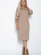 Платье Нежность осени (кофе с молоком) П11270