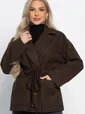 Пальто-пиджак (шоколад) Б15088-7М
