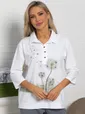 Блуза Сны луговых эльфов (белая) Б15288-18М