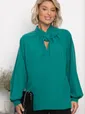 Блуза Юрмала  (изумруд) Б14268-30М