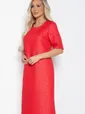 Платье Дина (красное) П12529-25