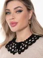 Воротничок ручной вязки В18