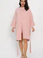 Халат-кимоно Муслин (розовое) П14578-52М