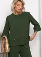 Костюм трикотажный Альберта (темно-зеленый) К14342-10М