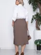 Юбка Классика стиля (коричневая) Ю10732