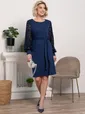 Платье Шарли (темно-синее) П15251-18М