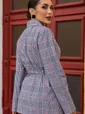 Пиджак Бренда (серый/клетка) Б14124-33М