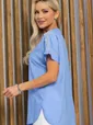 Блуза Колокольчик (голубая) Б13406-18М