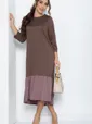 Платье Русалка (коричневое) П12097
