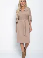 Платье Нежность осени (кофе с молоком) П11270
