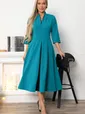 Платье вечернее Леди Удача (бирюзовое) П14850-18М