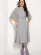Платье Мерседес (серое) П12673-30