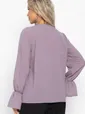 Блуза шифоновая Вэнси (пудра) Б15025-8М