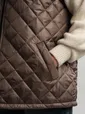 Жилет утепленный Дориана (кофе) Б14632-18М