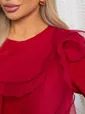 Блуза праздничная трикотажная Риана (красная) Б14618-5М