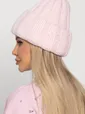 Шапка двухслойная Зимние деньки (нежно-розовая) Ш22-4М