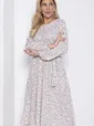 Платье Трепетная нежность (бело-розовое) П12455-8