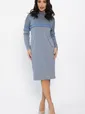 Платье трикотажное Нарина (серое) П14513-10М
