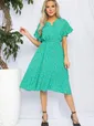 Платье Кристи (зеленое) П13206-35М