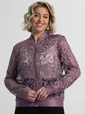 Жакет кружевной Индола (сиреневый) Б15325-3М