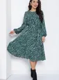 Платье Трепетная нежность (зеленое) П12538-8