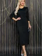 Платье Мэдисон (черное) П11805