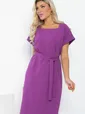 Платье Лика (темно-сиреневое) П11957