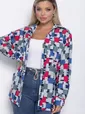 Блуза Габи (мультиколор) Б10869