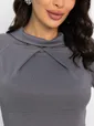 Платье трикотажное Эмми (серое) П14598-10М