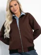 Бомбер Эшли (шоколад) Б12777-41М