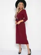 Платье Фабела (бордовое) П11652